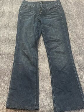 White House Black Market Women's Dark Indigo Bootcut Jeans